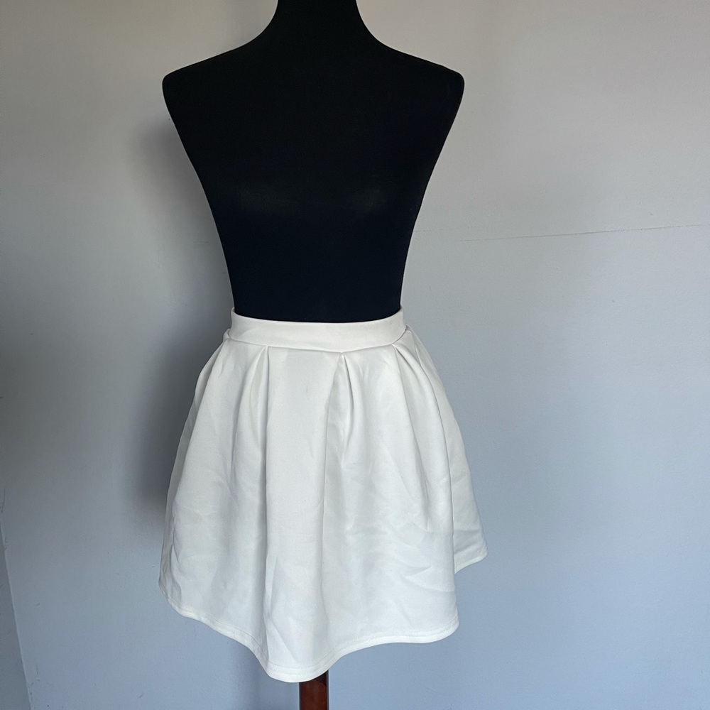 White shirt skirt